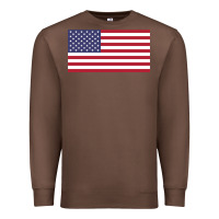 Chestnut american flag Premium Sweatshirt - linhVisuals