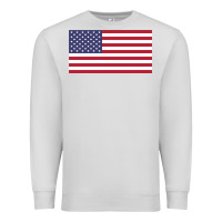 Dove Grey american flag Premium Sweatshirt - linhVisuals