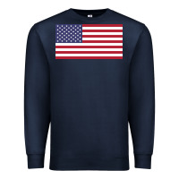 Navy american flag Premium Sweatshirt - linhVisuals