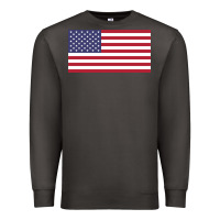 Smoke american flag Premium Sweatshirt - linhVisuals