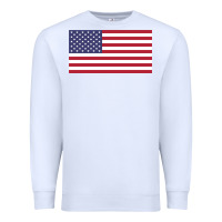 White american flag Premium Sweatshirt - linhVisuals
