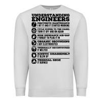 Dove Grey understanding engineers funny Premium Sweatshirt - linhVisuals