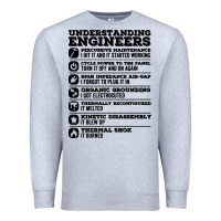 Heather Grey understanding engineers funny Premium Sweatshirt - linhVisuals