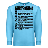 Ocean Blue understanding engineers funny Premium Sweatshirt - linhVisuals