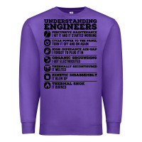 Purple understanding engineers funny Premium Sweatshirt - linhVisuals