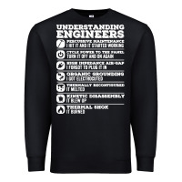 Black understanding engineers funny Premium Sweatshirt - linhVisuals