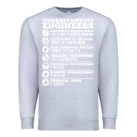 Heather Grey understanding engineers funny Premium Sweatshirt - linhVisuals