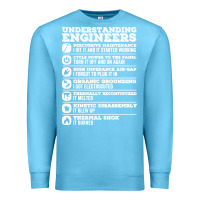 Ocean Blue understanding engineers funny Premium Sweatshirt - linhVisuals