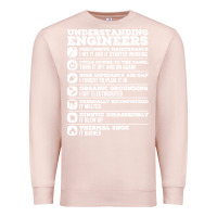 Pale Pink understanding engineers funny Premium Sweatshirt - linhVisuals