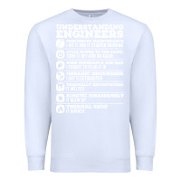 White understanding engineers funny Premium Sweatshirt - linhVisuals