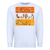 White calvin Premium Sweatshirt - linhVisuals