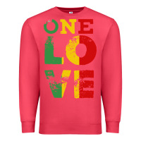 Cardinal one love rasta reggae Premium Sweatshirt - linhVisuals