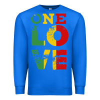 True Royal one love rasta reggae Premium Sweatshirt - linhVisuals