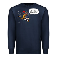 Navy calvin Premium Sweatshirt - linhVisuals