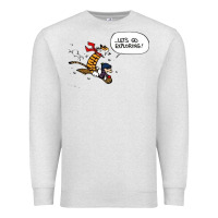 Oatmeal Heather calvin Premium Sweatshirt - linhVisuals