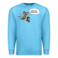 Ocean Blue calvin Premium Sweatshirt - linhVisuals