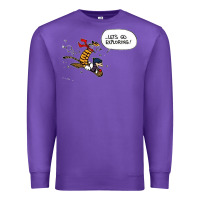 Purple calvin Premium Sweatshirt - linhVisuals