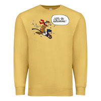 Antique Gold calvin Premium Sweatshirt - linhVisuals
