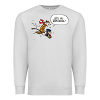 Dove Grey calvin Premium Sweatshirt - linhVisuals