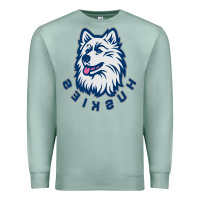Seafoam HUSKIES Premium Sweatshirt - linhVisuals