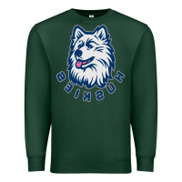 Sports Green HUSKIES Premium Sweatshirt - linhVisuals