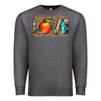 Charcoal Heather love png Premium Sweatshirt - JahusDesignShop
