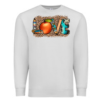 Dove Grey love png Premium Sweatshirt - JahusDesignShop