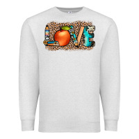Oatmeal Heather love png Premium Sweatshirt - JahusDesignShop