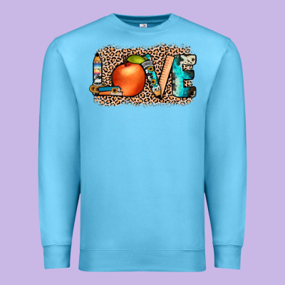 Love Png Premium Sweatshirt Designed By Jahusdesignshop
