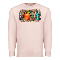 Pale Pink love png Premium Sweatshirt - JahusDesignShop