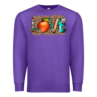 Purple love png Premium Sweatshirt - JahusDesignShop
