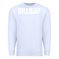 White dilligaf    bowling Premium Sweatshirt - linhVisuals