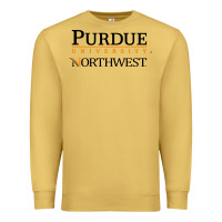 Antique Gold purdue university northwest Premium Sweatshirt - linhVisuals