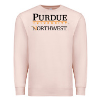 Pale Pink purdue university northwest Premium Sweatshirt - linhVisuals