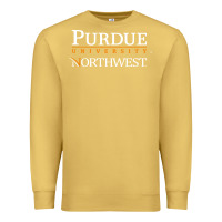 Antique Gold purdue university northwest Premium Sweatshirt - linhVisuals