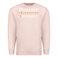 Pale Pink purdue university northwest Premium Sweatshirt - linhVisuals