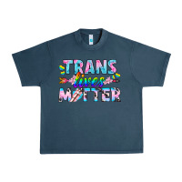 Midnight Navy Western LGBTQ+ Trans Lives Matter Urban Heavy Tee - BundleAndBundleShop