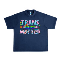Navy Western LGBTQ+ Trans Lives Matter Urban Heavy Tee - BundleAndBundleShop