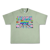 Oil Green Western LGBTQ+ Trans Lives Matter Urban Heavy Tee - BundleAndBundleShop