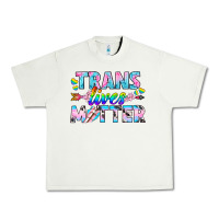 Pistachio Western LGBTQ+ Trans Lives Matter Urban Heavy Tee - BundleAndBundleShop