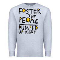 Heather Grey Foster The People Pumped Up Kicks Premium Sweatshirt - linhVisuals