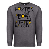 Charcoal Heather Foster The People Pumped Up Kicks Premium Sweatshirt - linhVisuals