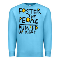 Ocean Blue Foster The People Pumped Up Kicks Premium Sweatshirt - linhVisuals