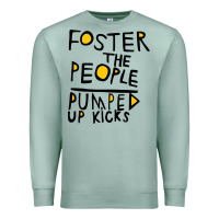 Seafoam Foster The People Pumped Up Kicks Premium Sweatshirt - linhVisuals