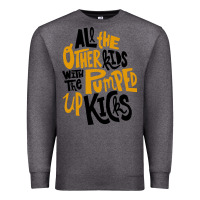 Charcoal Heather Foster The People Pumped Up Kicks Premium Sweatshirt - linhVisuals