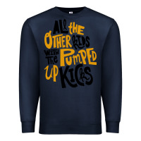 Navy Foster The People Pumped Up Kicks Premium Sweatshirt - linhVisuals