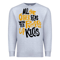 Heather Grey Foster The People Pumped Up Kicks Premium Sweatshirt - linhVisuals