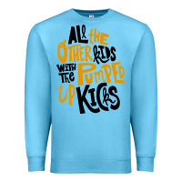 Ocean Blue Foster The People Pumped Up Kicks Premium Sweatshirt - linhVisuals