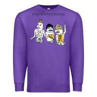 Purple Foster The People Call It What You Want Premium Sweatshirt - linhVisuals