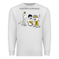 Oatmeal Heather Foster The People Call It What You Want Premium Sweatshirt - linhVisuals